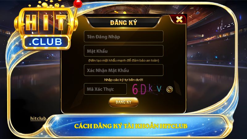 Cách đăng ký tài khoản Hitclub